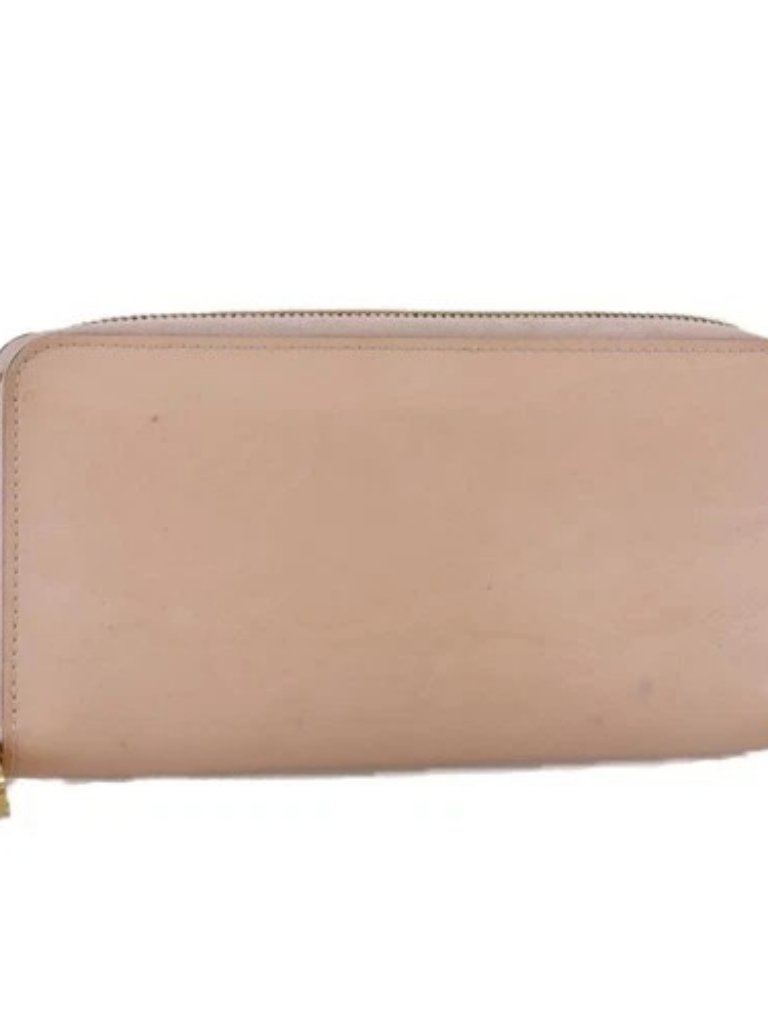 Louis Vuitton Monogram Vernis Zippy Wallet Rose Valerine M93522 Lv Auth 97795